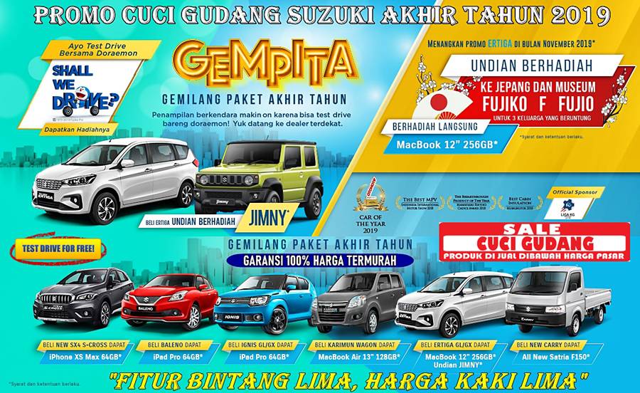 Promo Suzuki Akhir Tahun 2019 Suzukijogja.com
