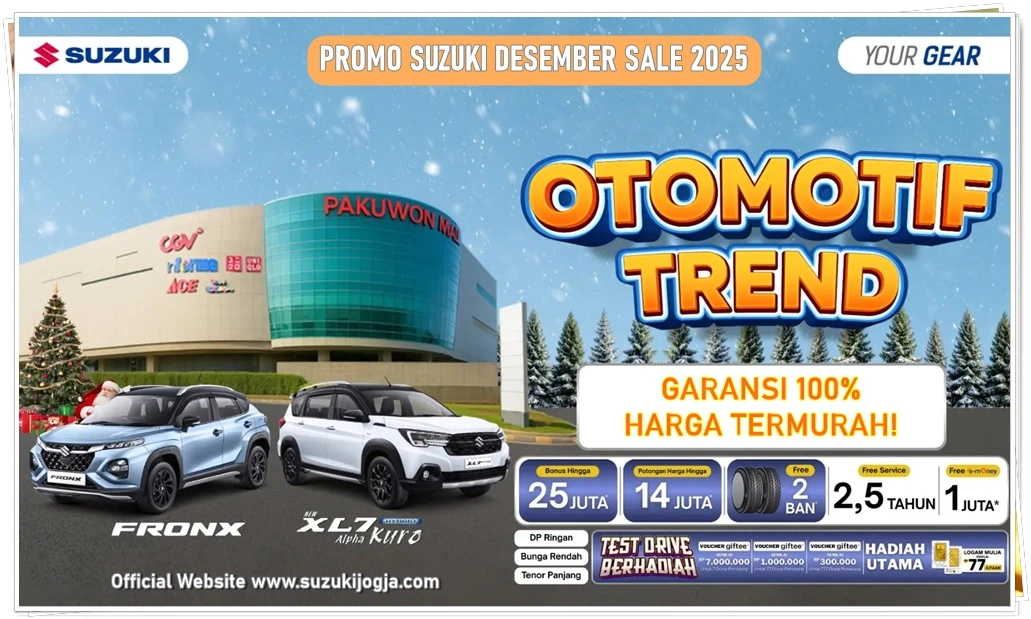 Promo Suzuki Jogja Akhir Tahun 2025